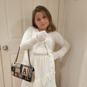 Rare Chanel Bag We Call "Harley Quinn." Patchwork And Amazing!